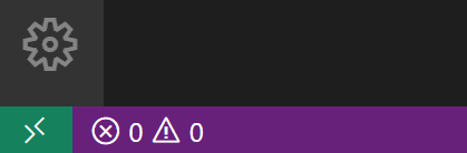 Screenshot showing the Remote indicator in the Status Bar.
