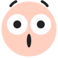 Surprised TikTok emoji